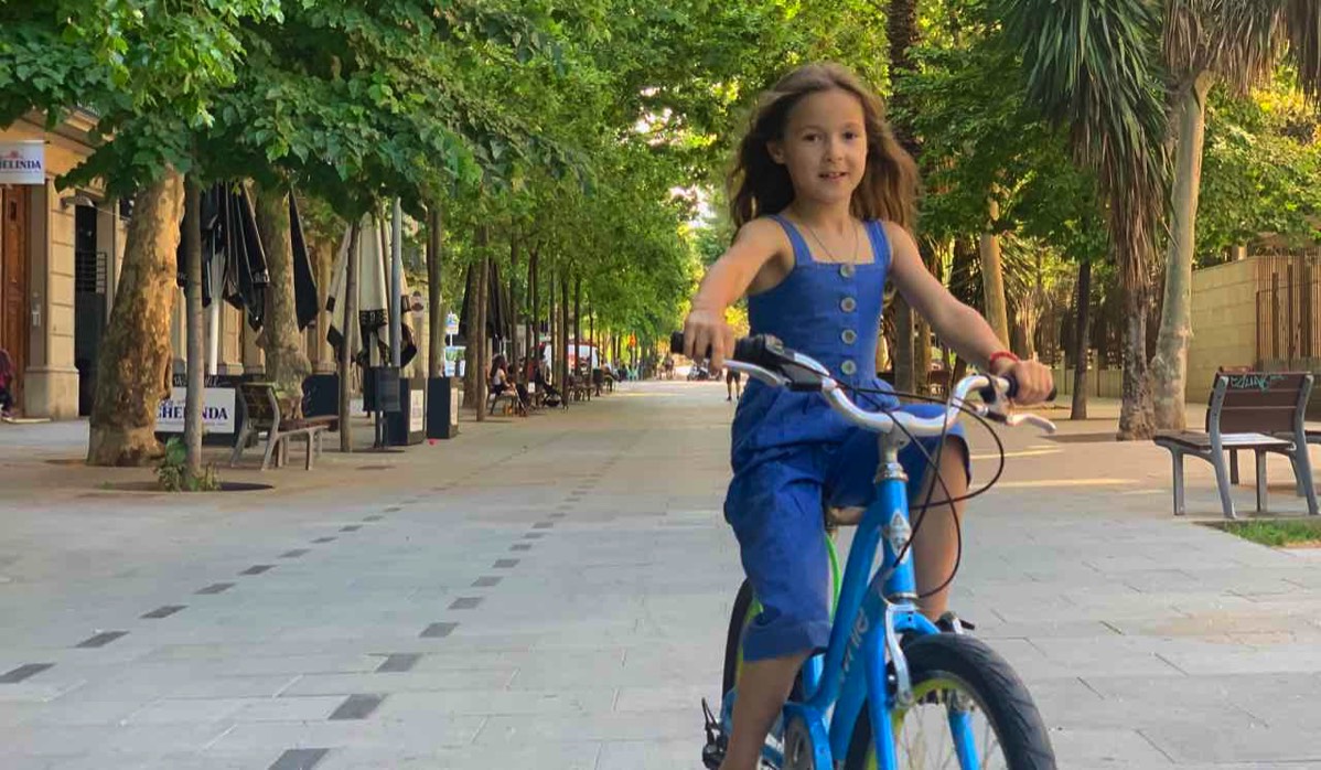 fietsen door Barcelona 