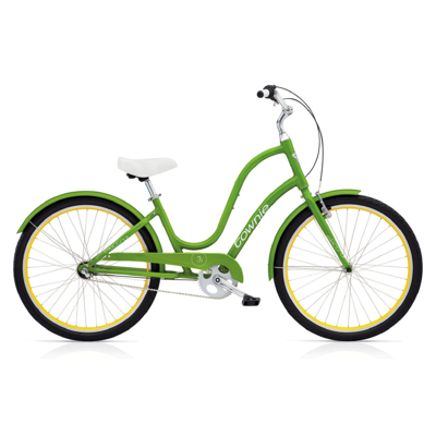 Huur een fiets met lage instap in Barcelona